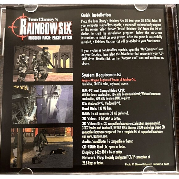 Tom Clancy's Rainbow Six Mission Pack: Eagle Watch PC Windows Rated Teen - Picture 5 of 6